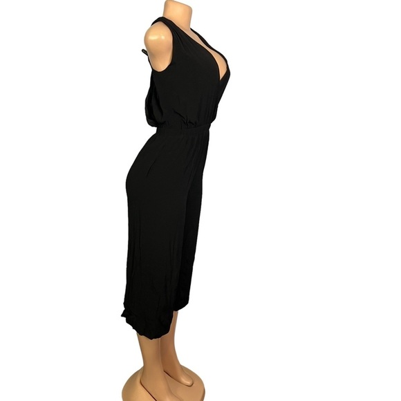 Madewell Black Cropped Jumpsuit - Picture 5 of 10